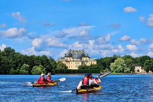 Stockholm: begeleide kajaktocht naar het Koninklijk Paleis Drottningholm