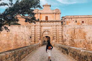 Malta: Mdina: Maltan kohokohdat ja Mdina kokopäiväretki lounaalla