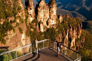 Kombinasjon: Blue Mountain Tour + Sydney hopp-på-hopp-av-buss-billett