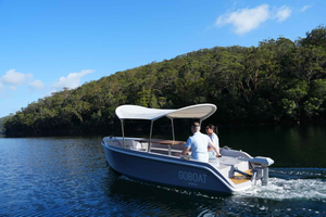 Electric Boat Rental from Akuna Bay