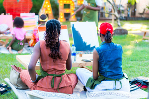 Dar es Salaam: Guided Painting Session with Take-Home Canvas