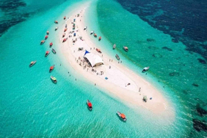 Sansibar: Safari Blue -kierros dhow-veneellä italiankielisen oppaan kanssa