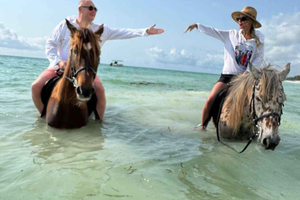 ZANZIBAR: Horsesback riding & Transparent Kayak with Pickup