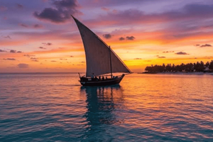 Zanzibar: crociera privata al tramonto con musica a Stonetown