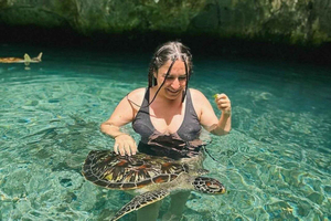 Zanzibar: Salaam Cave Turtle Swim & Jozani Forest Tour