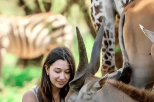 SANSIBAARI: Zakir Wildlife Park – kirahvin, seepran ja lintujen ruokinta