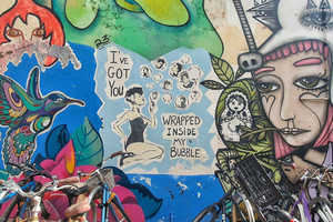 Tel Avivin katutaidekierros: Nachalat Binyaminin graffiti