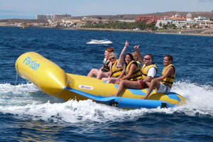 Teneriffa: Adrenaliinia tuova ajelu Flyfish-puhallettavalla laitteella