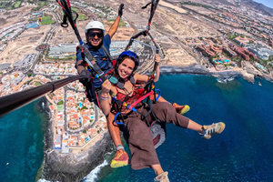 Costa Adeje: Tandem Paragliding Flight with Free Pickup