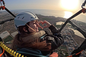 Costa Adeje: Tandem Paragliding Flight with Photos and Videos