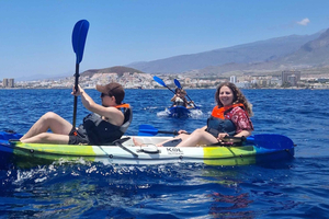 Los Cristianos: Guidet kajakk og snorkling