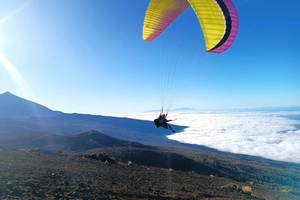 Paragliding from Puerto de la Cruz or Teide National park