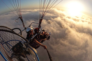 voo de parapente na montanha, aventura nas alturas (25 min)