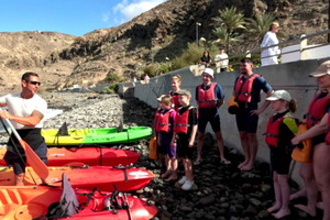 Tenerife: Palm-Mar Double Kayak Rental with Snorkel Gear