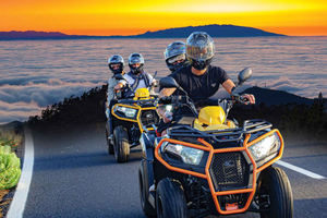 Tenerife: Teide Mountain On-Road Guided Quad Tour with drink