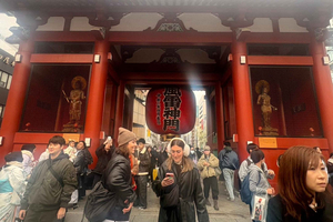 Asakusa Walking Tour with Sweets and Temple Visit