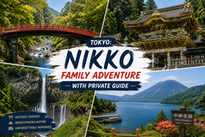 Vanuit Tokio: familieavontuur in Nikko met privégids