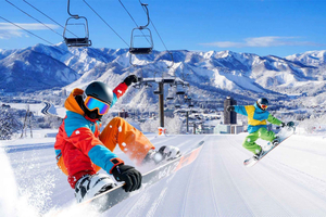 From Tokyo Skiing Day Tour: Niigata Iwappara Ski Resort