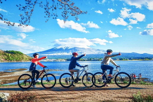 Fuji Twin Lakes Cycling + Photo Spots Small-Group Day Tour