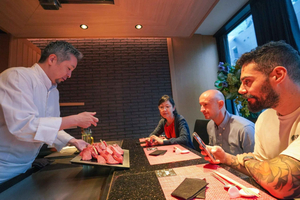 Ginza A5 Rank Wagyu All-You-Can-Eat Tour with Sake Tasting