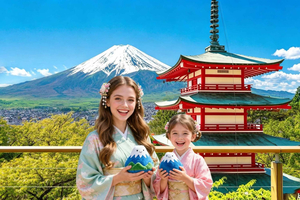 Mt Fuji, Oshino Hakkai, Chureito Pagoda, Lake Kawaguchi