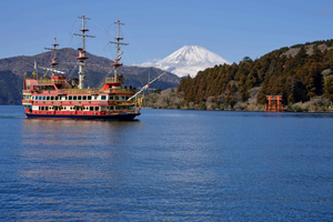 Privat dagstur til Hakone: Ashi-søen, Owakudani og Gotemba