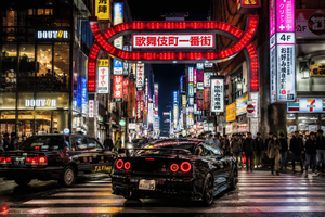 Tokyo : visite de nuit privée de Shinjuku et rassemblement de voitures JDM à Daikoku