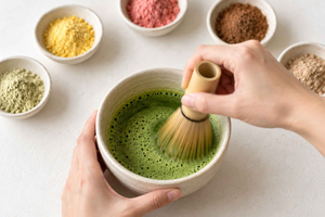 Oplevelse med blanding af personlig matcha og smagning i Shibuya