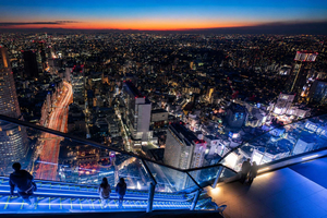 Shibuya Sky Sunset or Night View & Walking Tour