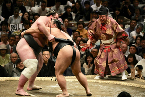 Billets pour la visite du Grand tournoi de sumo de Tokyo avec un guide de la région