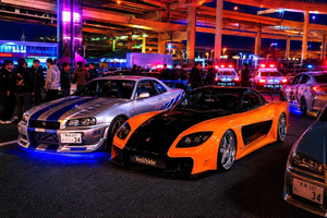 Tokyo JDM Night Tour Daikoku PA Car Meet Speed Highway Run