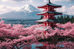 Fra Dagstur til Fuji-bjerget og Hakone med guide, som du kan tilpasse efter dine ønsker