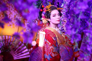 Tokyo: Private Makeover Photography Studio in Luxury Kimono