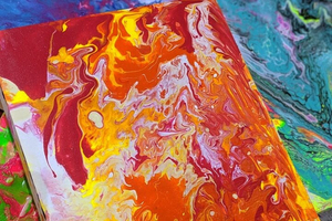 Adventures in Abstract Paint Pouring