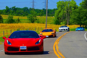 Exotic or Supercar Test Drive with passenger on Hamilton Mountain