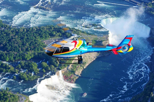 Dagexcursie naar de Niagarawatervallen met helikopter, boottocht, Journey Behind the Falls en lunch