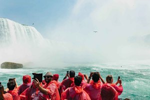 Fra Niagarafallene + vingård, cruise og lunsj