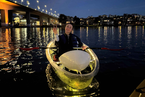 LED Night Kayak Tour in False Creek