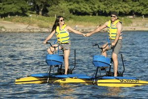Vancouver: Water Bike Rental in False Creek