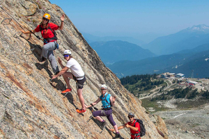 Whistler: Whistler Mountain Via Ferrata Climbing Experience