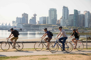 Vancouver: Guidet sykkeltur