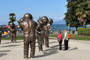 Vancouver: Städtetour mit Lebensmittelverkostung und Abholung