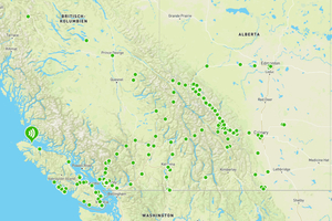 Lydguide for selvkjørende biler i Vest-Canada - engelsk og tysk