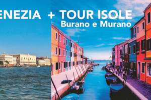 Vanaf Punta Sabbioni: boottocht naar Venetië, Murano en Burano