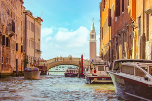 Da Roma: tour di un giorno per gruppi piccoli a Venezia in treno