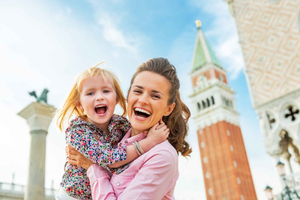 Passeio particular em família por Veneza com atividades divertidas para crianças