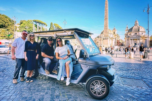 Rom: Private Golfcart-Tour zu den Highlights der Stadt