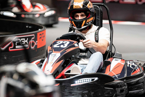 Timed kart race: duration 8 min