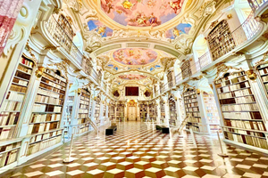 Admont Abbey - Library and Hallstatt Day Guided Trip
