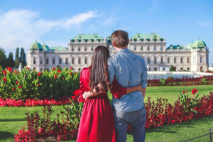 Wien: Privat fotografering i trädgårdarna vid Belvederepalatset